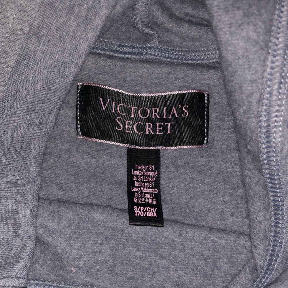 Victoria's Secret Grey Hoodie Pull Over - Picture 3 of 4